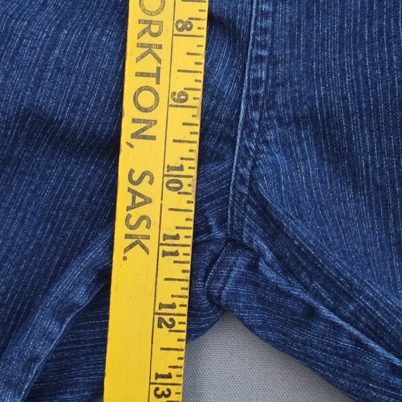 Simon Chang Jeans women's size 10  blue colour wide leg classic minimalist denim - Picture 12 of 13